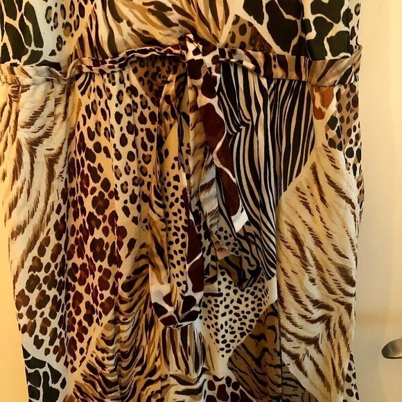 𝅺moschino Cheap and Chic Leopard Print Silk Dress - Picture 6 of 13